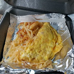 Omelette breakfast