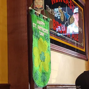 a st patrick&apos;s day banner