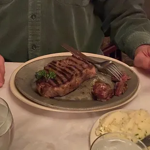 Bone in Kansas New York Strip