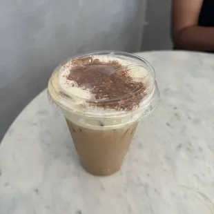Tiramisu latte