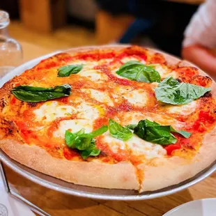 [1] Burrata bruschetta  my favorite dish in this restaurant  [2] Margherita pizza  [3] Butternut squash ravioli