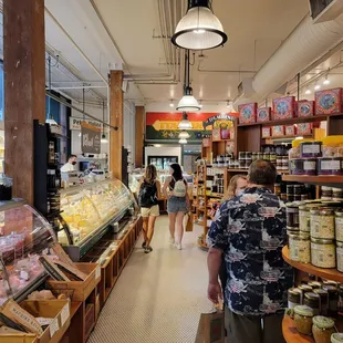 people shopping in a store