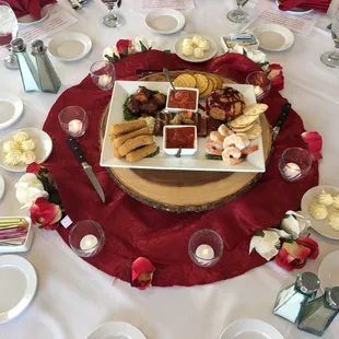 Special dinner &amp; appetizers for a recent Ball State University graduate.