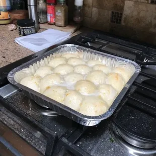 Pull-Aparts in Cinnamon, Lemon Iced, and Garlic