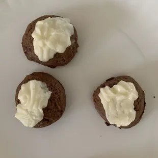 Chocolate mint sourdough cookies. Delish!