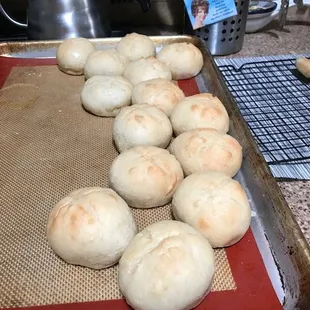 Sourdough Rolls in white, wheat, and rye