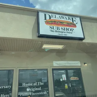 the front of a restaurant