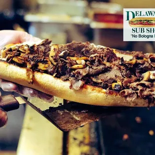 Large Philly Cheesesteak  with extra Ribeye - "The Sizemore"
