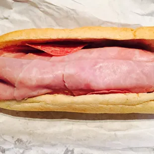 Italian. Didn't come w mayo or oil. Pretty weird. Def ask!