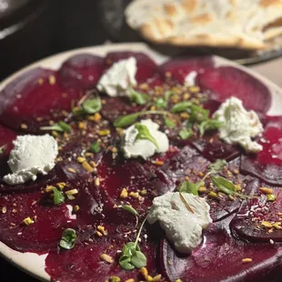 Beet carpaccio