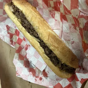 12" cheesesteak