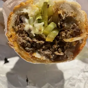 Cheesesteak hoagie