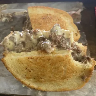 Cheesesteak Grilled Cheese