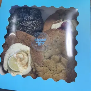 Molten, key lime, berry, salted caramel