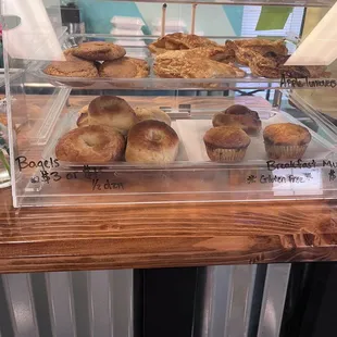 Other options- bagels, muffins, cinnamon rolls