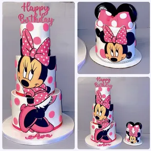 a minnie mouse cake