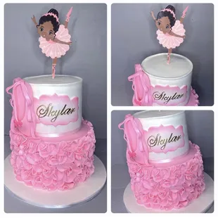 a ballerina cake