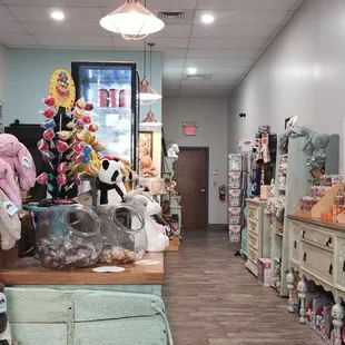 a store with lots of stuffed animals