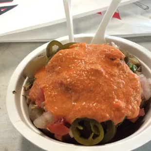 Spicy tater- not only visually unappealing but 100% would NOT recommend