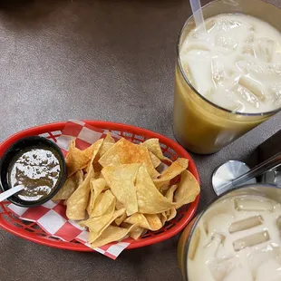 Tostadas and Horchata