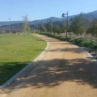 Great running, walking path and scenic views.  Clean well kept, and peaceful area.