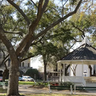 The Bandstand in DeLeon Plaza