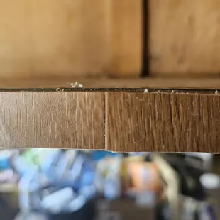 Separation from cabinet after completion.