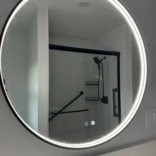 New mirror with a light and defogger