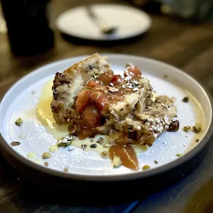 Baba rum (delicious- like a bread pudding)