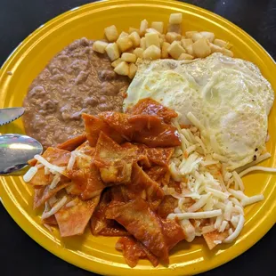 Chilaquiles were just fine - 3 stars