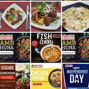 Wide variety of Authentic Indian food selections @Delhi Indian Cuisine 8810 S Maryland Pkwy (Pebble &amp; Maryland Pkwy)
