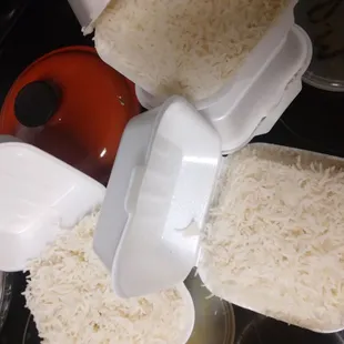 hella generous portions of rice