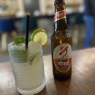 Left: Savory Mojito