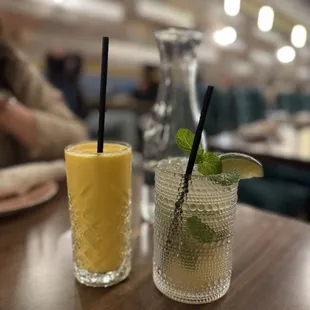Mango Lassi &amp; Virgin Mojito