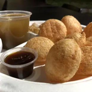 food, donuts, dough desserts