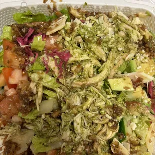 Basil Pesto Chicken Salad