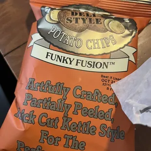 Deli chips -funky fusion is my favorite