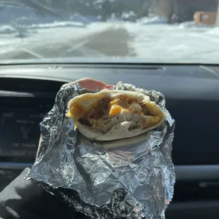 Bacon burrito