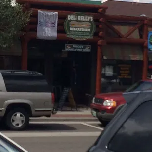 Front of store