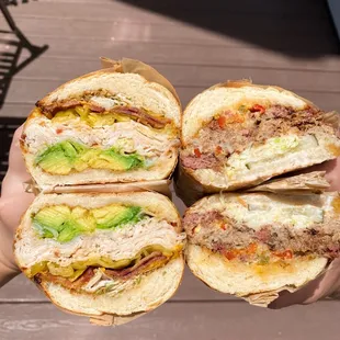 Armando w/extra pepperoncini (left) Carzle (right)