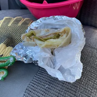 Chile relleno burrito