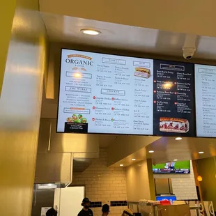 Digital menu