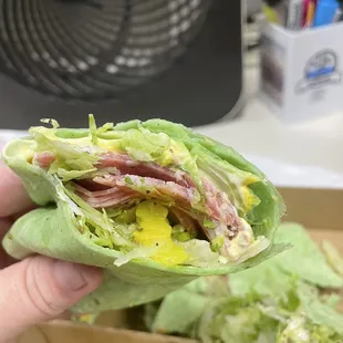 Salami wrap