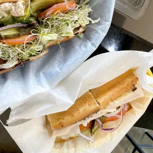 a sub and a sandwich