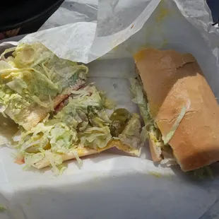 Suppose to be a turkey avocado and bacon