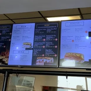 Menu board September 2020