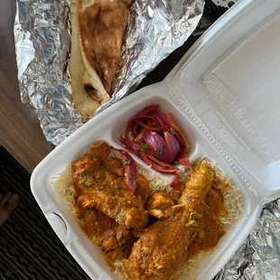 Chicken and naan!!!