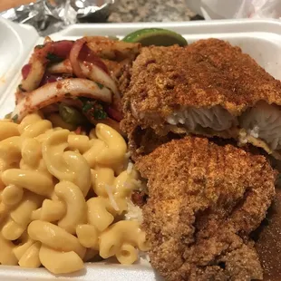 Spicy Fried Catfish w/2 sides