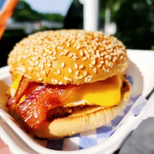 Latke Sandwich add Bacon
