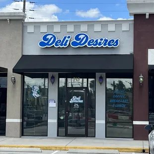 Front of Deli Desires